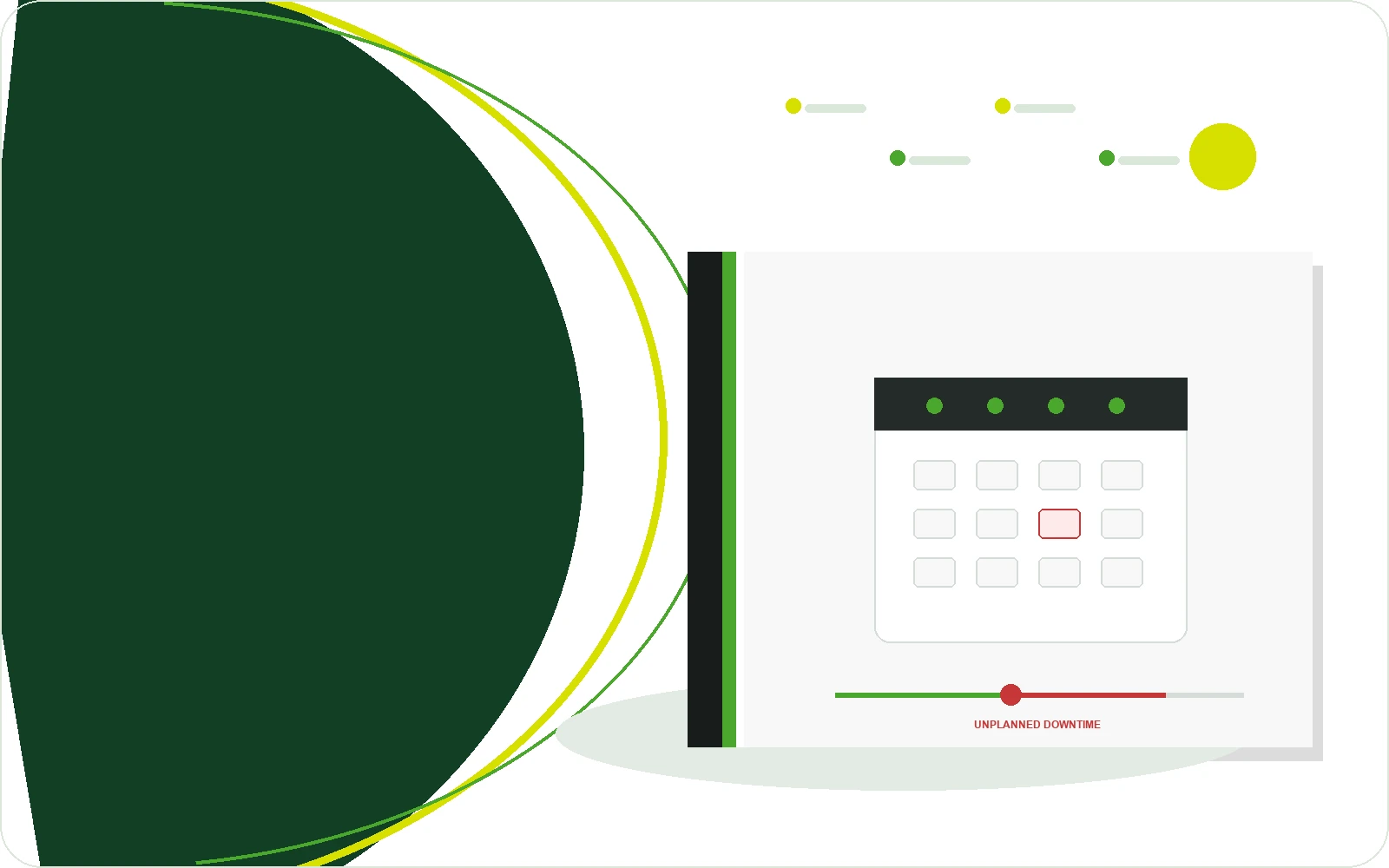 Illustration of a secure financial advisory workspace with reports and protected systems