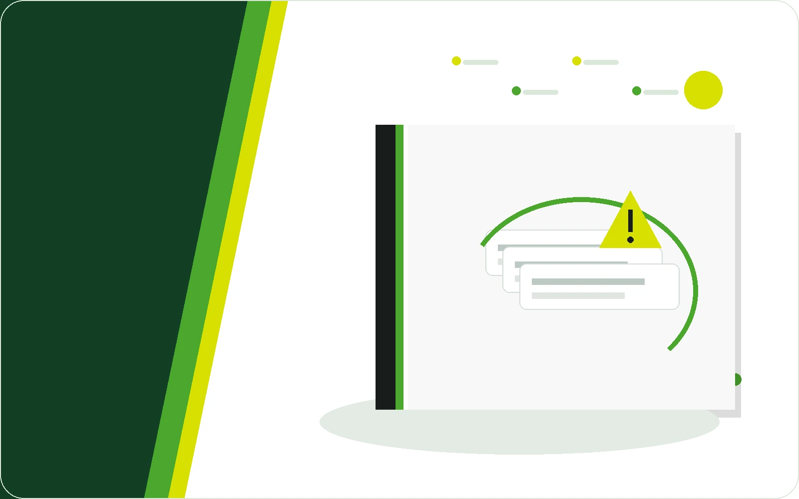 Illustration of confidential legal client files protected by secure access controls