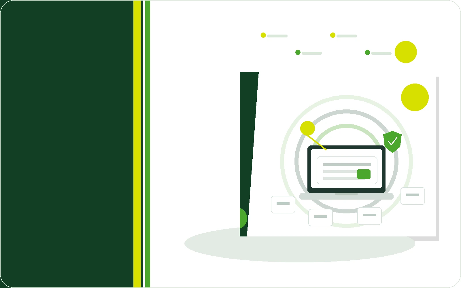 Security governance dashboard showing account and access controls