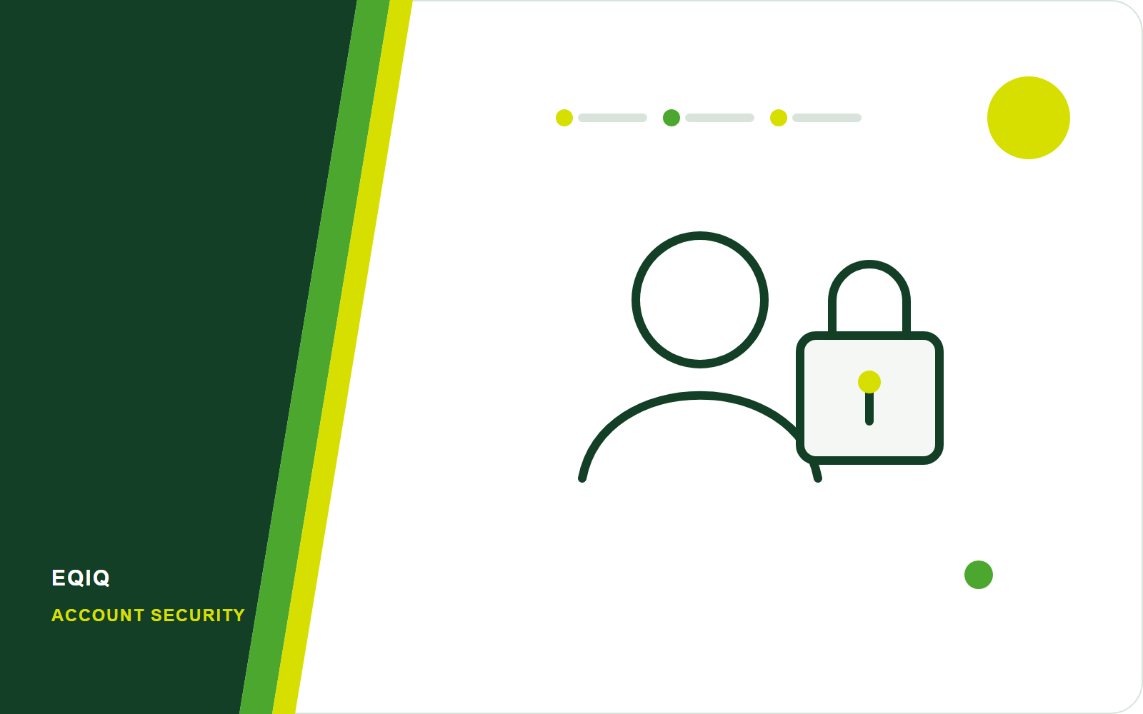 Editorial illustration of an exposed account being secured with password, MFA, and access checks