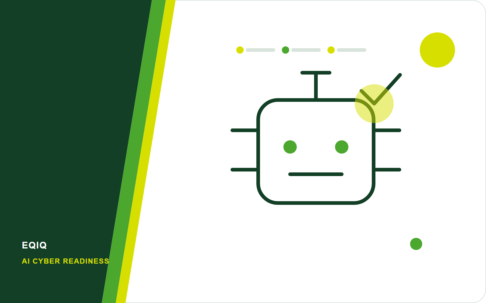 Editorial illustration of AI use contained by practical cybersecurity foundations